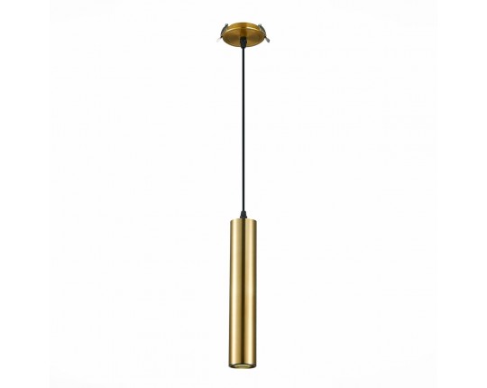 ST151.308.01 Встраиваемый подвесной светильник Золотистый GU10 1*50W  IP20 D54xH290 220V Без ламп