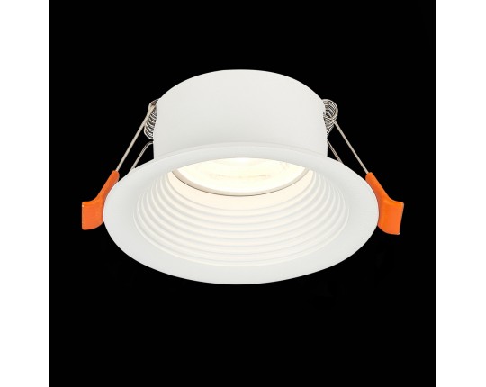 ST202.508.01 Св-к встр. Белый GU10 1*50W  D89xH40 220V Без ламп