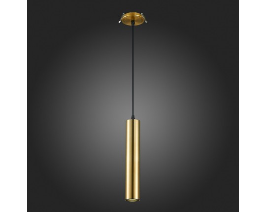 ST151.308.01 Встраиваемый подвесной светильник Золотистый GU10 1*50W  IP20 D54xH290 220V Без ламп