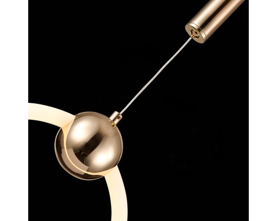 SL1578.203.01 Подвес ST-Luce Золотистый/Золотистый, Белый LED 1*15W 3000K