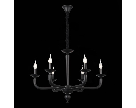 SL1114.403.06 Люстра подвесная ST-Luce Черный E14 6*40W