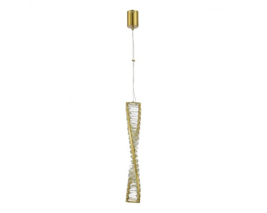 SL6205.303.01 Светильник подвесной ST-Luce Латунь/Прозрачный LED 1*11W 4000K