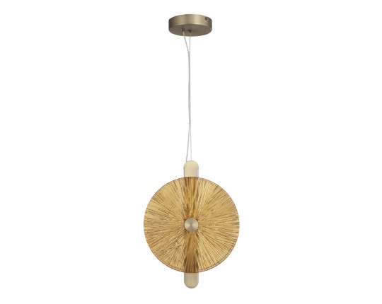 SL6141.313.01 Светильник подвесной ST-Luce бронза/янтарь LED 1*11W 4000K