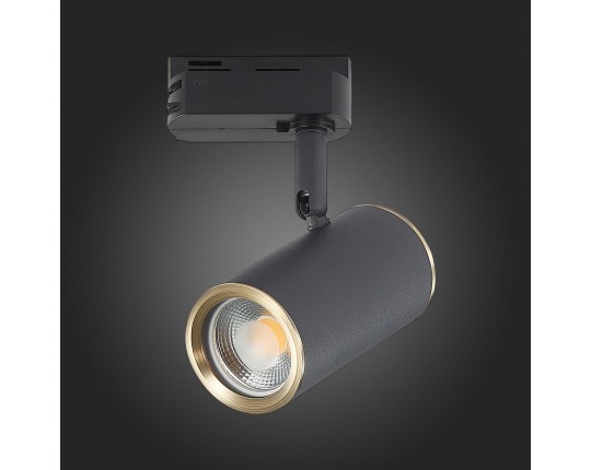 ST301.436.01 Св-к трек. Черный GU10 1*50W L104xW54xH111 220V Без ламп