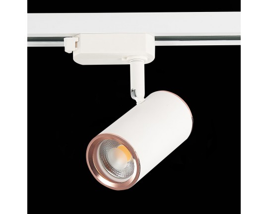 ST301.526.01 Св-к трек. Белый GU10 1*50W L104xW54xH111 220V Без ламп