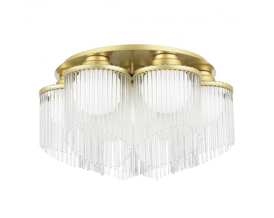 SL1511.202.07 Люстра потолочная ST-Luce Золотистый/Белый E27 7*60W