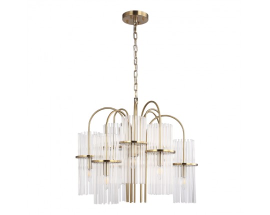 SL6145.303.09 Светильник подвесной ST-Luce латунь/прозрачный E14 9*40W