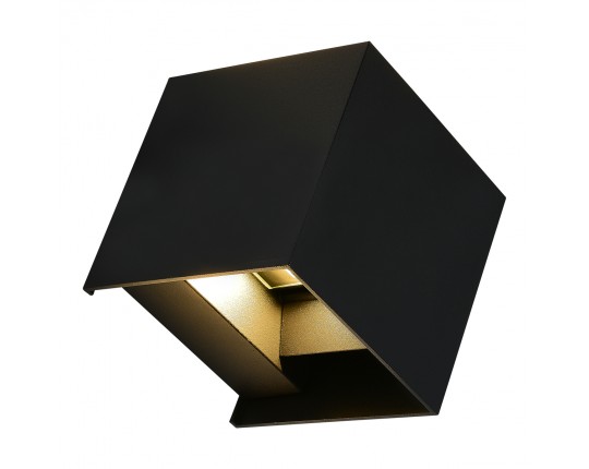 SL9513.401.01 Светильник уличный настенный ST-Luce черный/черный LED 1*10W 2700K