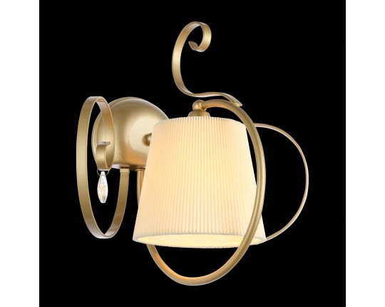 SL177.201.01 Светильник настенный Золотистый/Белый E14 1*40W