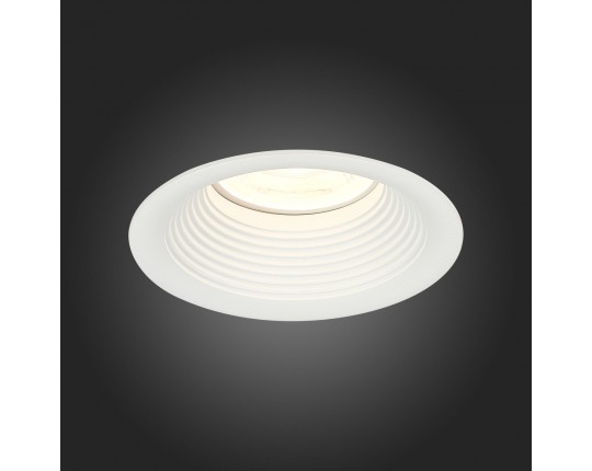 ST202.508.01 Св-к встр. Белый GU10 1*50W  D89xH40 220V Без ламп