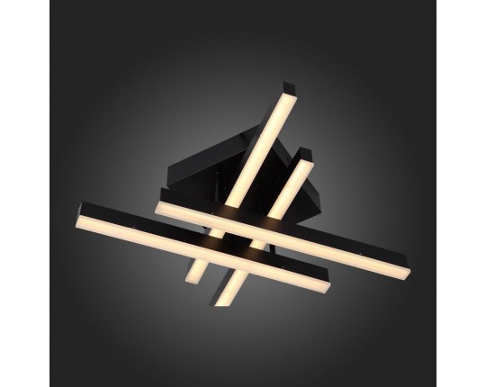 SL933.402.04 Люстра потолочная ST-Luce Черный/Черный, Белый LED 1*22W 3000K/4000K/6000K