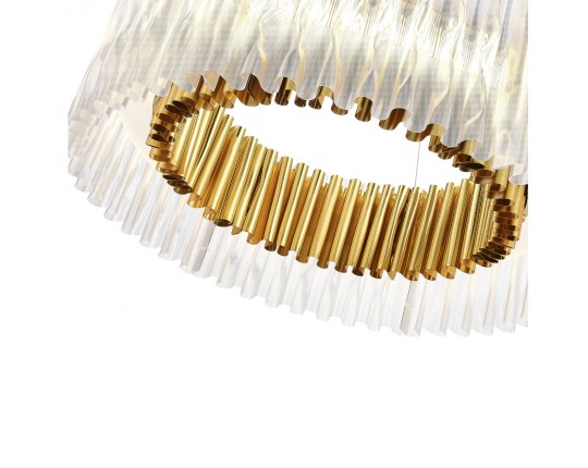 SL6012.203.01 Светильник подвесной ST-Luce Золотистый/Прозрачный LED 1*64W