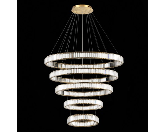 SL1622.313.05 Люстра подвесная ST-Luce Латунь/Прозрачный LED 1*285W 4000K