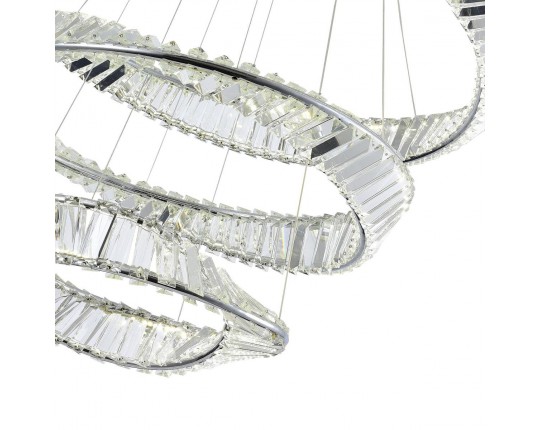 SL6204.101.03 Светильник подвесной ST-Luce Хром/Прозрачный LED 1*97W 4000K