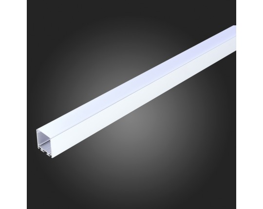 ST017.129.09 Накладной алюминиевый профиль с рассеивателем(к-т: 2 загл) ST-Luce Алюминий анодированн ST017.129.09 Накладной алюминиевый профиль с рассеивателем(к-т: 2 загл) ST-Luce Алюминий анодированн