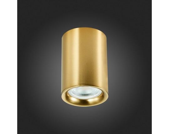 ST114.207.01 Светильник потолочный Золотистый GU10 1*50W  IP20 L65xW65xH93 220V Без ламп