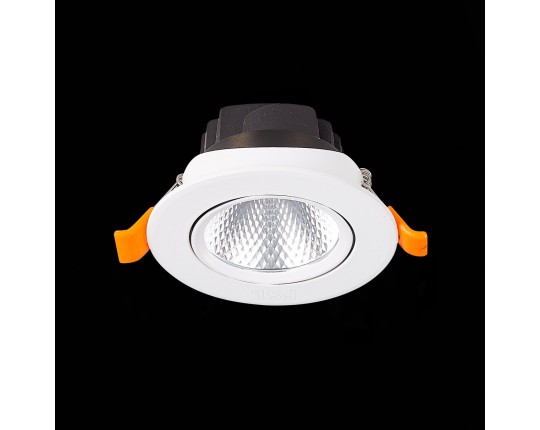 ST211.538.06.24 Св-к встр. Белый LED 1*6W 3000K 480Lm Ra80 24° IP20 D86xH50 220-240V