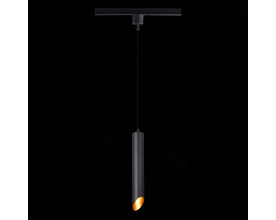 ST152.416.01 Светильник трековый Черный GU10 1*50W IP20 D60xH400 220V Без ламп