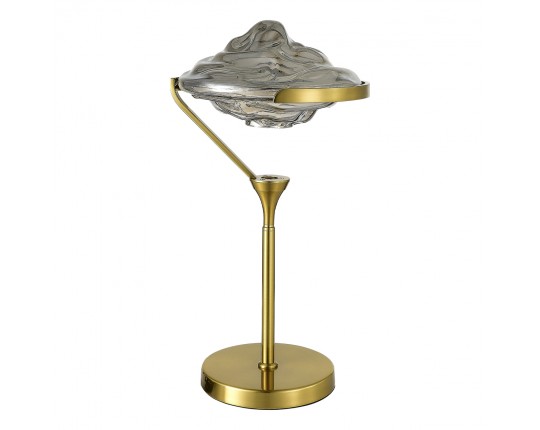 SL6115.304.01 Прикроватная лампа ST-Luce Латунь/Дымчато-Серый LED 1*19W 3000K