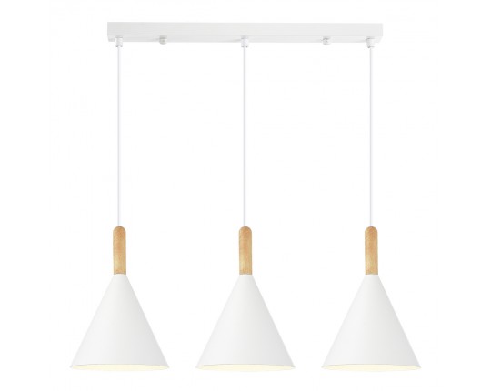 SLE1255-503-03 Светильник подвесной Белый/Белый E27 3*40W