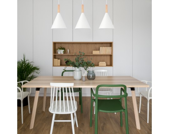 SLE1255-503-03 Светильник подвесной Белый/Белый E27 3*40W