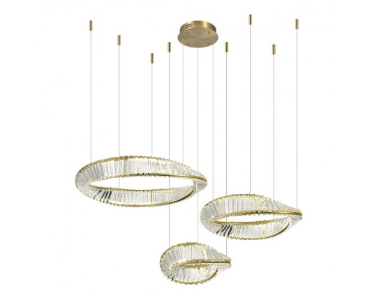 SL6204.311.03 Светильник подвесной ST-Luce Латунь/Прозрачный LED 1*97W 4000K