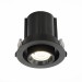 ST702.348.12 Св-к встр. Черный LED 1*12W 4000K 900Lm Ra80 24° IP20 D90xH92 180-240V