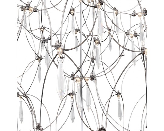 SL6601.103.114 Светильник подвесной ST-Luce Хром/Прозрачный LED 114*0,5W 3000K