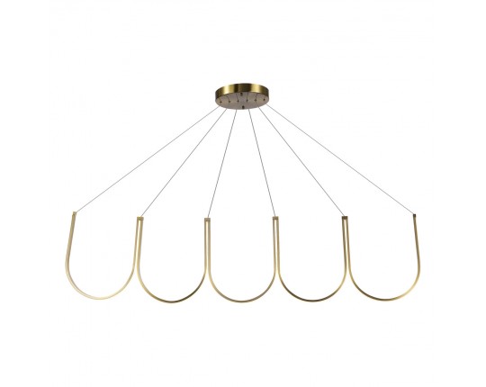 SL6202.213.01 Светильник подвесной ST-Luce Золотистый LED 1*68W 3000K