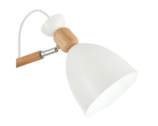 SLE103802-03 Светильник потолочный Светлое дерево, Белый/Белый E27 3*60W