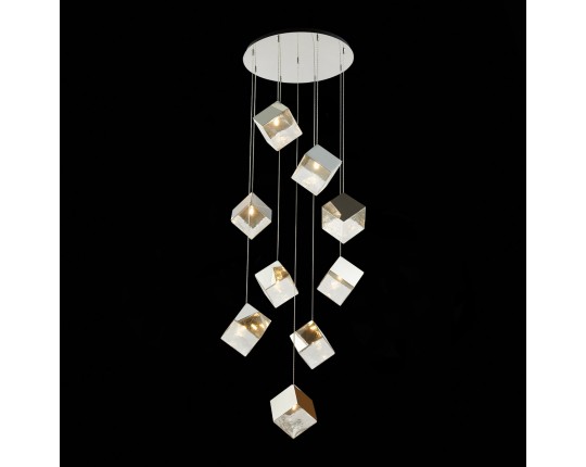 SL1182.103.09 Светильник подвесной ST-Luce Хром/Прозрачный, Хром G9 9*5W