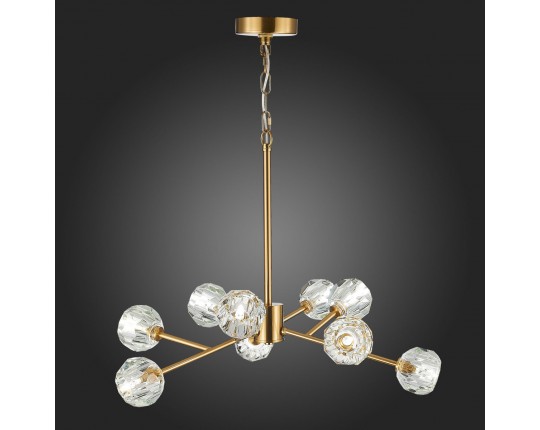 SL1166.303.09 Светильник подвесной ST-Luce Латунь/Прозрачный G9 LED 9*5W