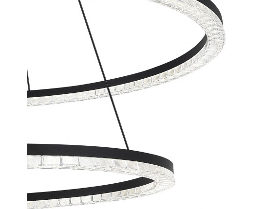 SL1018.403.02 Светильник подвесной ST-Luce черный/прозрачный LED 1*96W 4000K