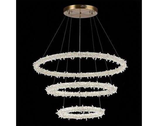 SL6105.203.03 Люстра подвесная ST-Luce Золотистый/Прозрачный LED 1*160W 3000 - 6500K