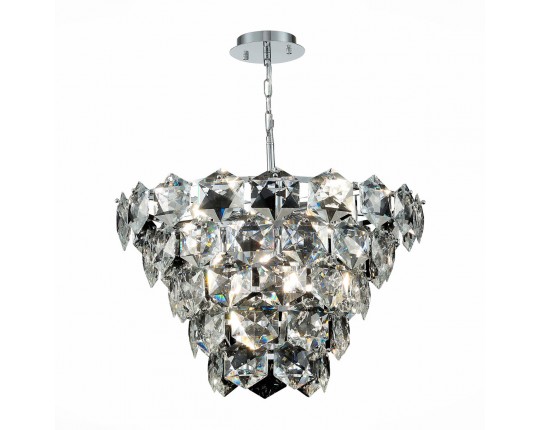 SL1631.103.09 Люстра подвесная ST-Luce Хром/Прозрачный E14 9*40W