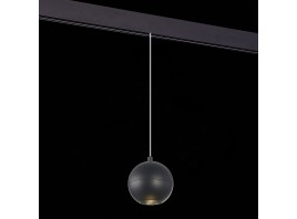 ST354.433.12 Магнитный трековый светильник подвесной Черный LED 1*12W 3000K 750Lm Ra>80 36° IP20 D10