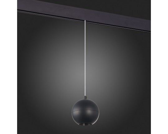 ST354.443.12 Магнитный трековый светильник подвесной Черный LED 1*12W 4000K 750Lm Ra>80 36° IP20 D10