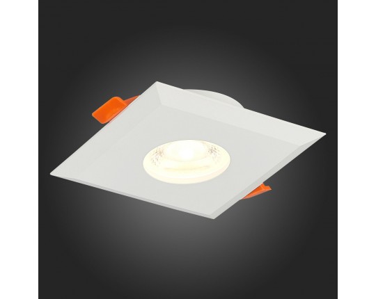 ST204.508.01 Св-к встр. Белый GU10 1*50W  L94xW94xH25 220V Без ламп