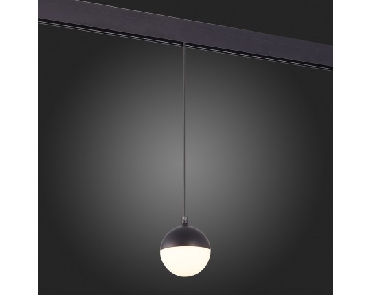 ST358.443.07 Магнитный трековый светильник подвесной Черный LED 1*7W 4000K 520Lm Ra>80 120° IP20 D90