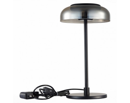 SL6002.404.01 Прикроватная лампа ST-Luce Черный/Дымчатый LED 1*7W 4000K