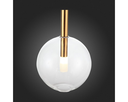 SL1054.203.01 Светильник подвесной ST-Luce Золотистый/Прозрачный G9 1*5W