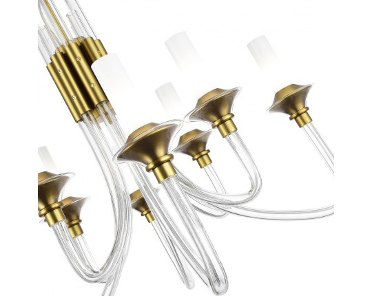 SL1241.203.08 Люстра подвесная ST-Luce Золотистый/Белый E14 8*40W