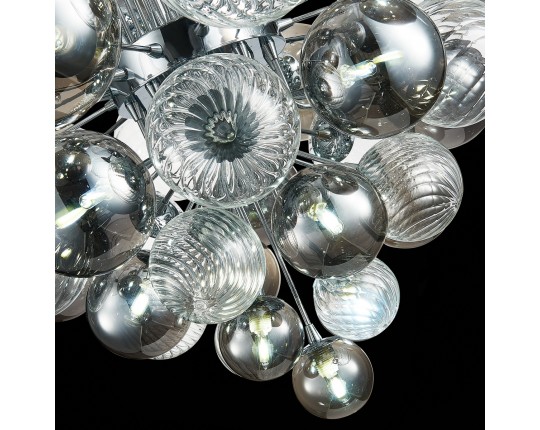 SL1124.103.29 Люстра подвесная ST-Luce Хром/Дымчатый, Прозрачный G9 29*5W 4000K