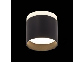 ST102.442.09 Светильник потолочный Черный LED 1*9W 4000K 702Lm Ra>80 120° IP20 D79xH75 170-240V
