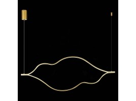 SL6106.203.56 Светильник подвесной ST-Luce Золотистый/Белый LED 1*56W 4000K