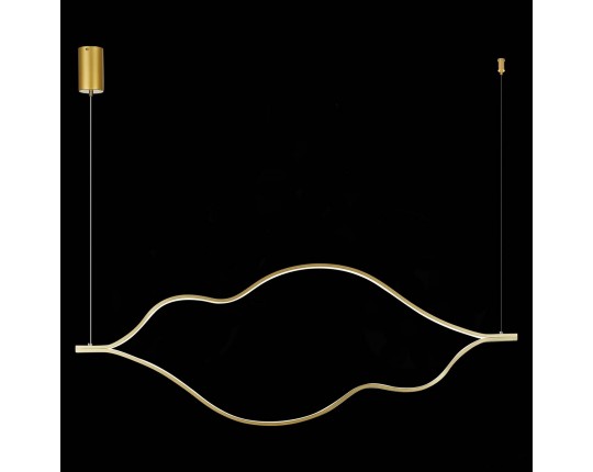 SL6106.203.56 Светильник подвесной ST-Luce Золотистый/Белый LED 1*56W 4000K