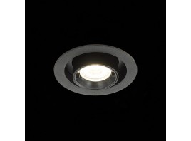 ST702.348.12 Св-к встр. Черный LED 1*12W 4000K 900Lm Ra80 24° IP20 D90xH92 180-240V