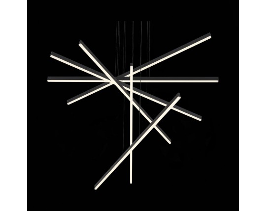 SL394.423.06 Люстра подвесная ST-Luce Черный/Белый LED 1*100W 4000K