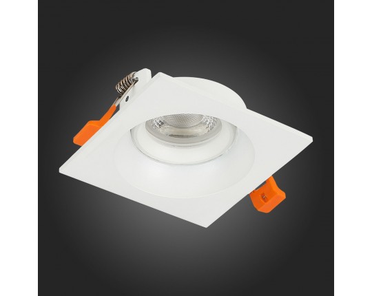 ST208.518.01 Св-к встр. Белый GU10 1*50W  L94xW94xH40 220V Без ламп