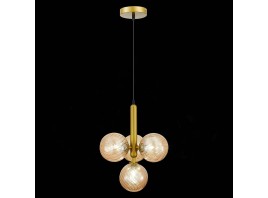 SLE220323-04 Светильник подвесной Золото/Янтарный G9 4*5W 4000K